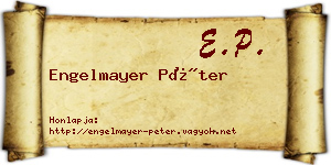 Engelmayer Péter névjegykártya